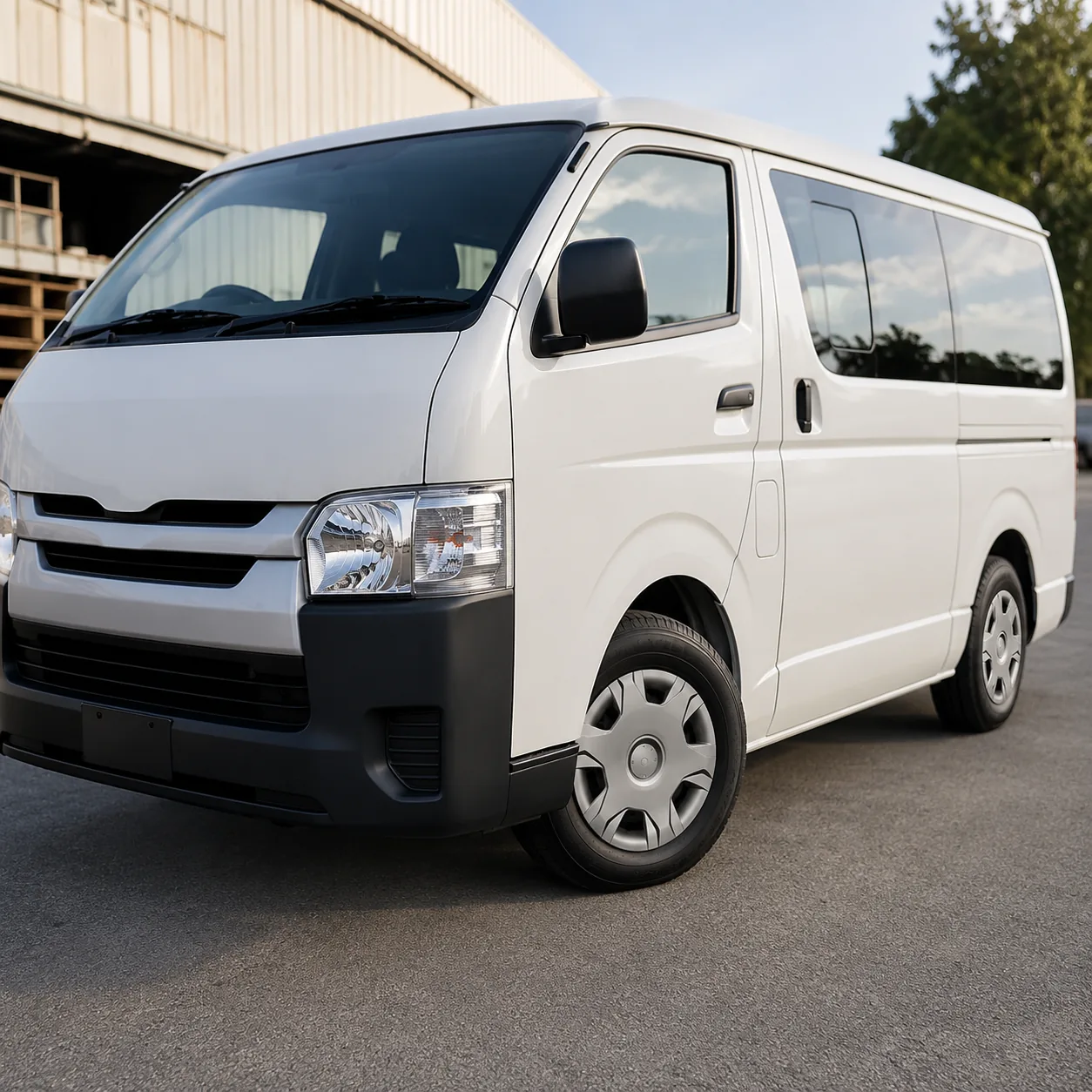 Toyota Hiace Wheel Cover 42602-26010 (2005-2014) vehicle view